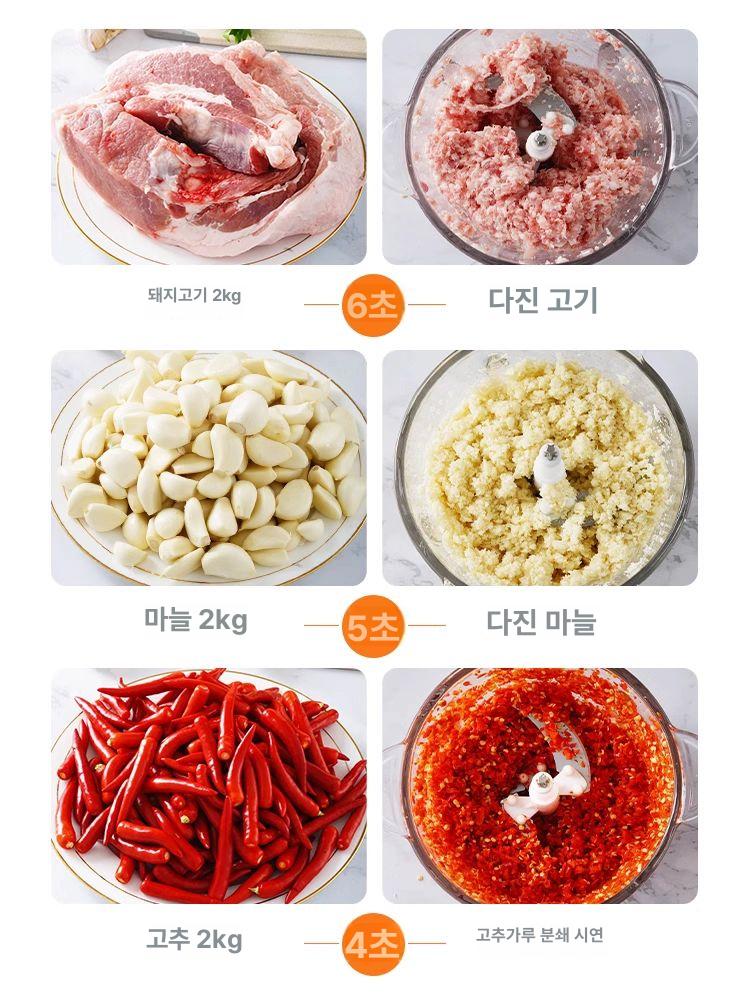 업소용 블렌더 대용량 6L 믹서기 스테인레스 분쇄기 초고속 과일 상업용 - 상세 이미지 4