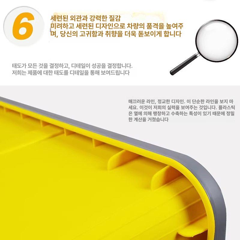 트렁크 정리함 차량용 카니발 바퀴 자동차 수납함 접이식 소형 트렁크정리함 가방 세차툴백 이미지 7