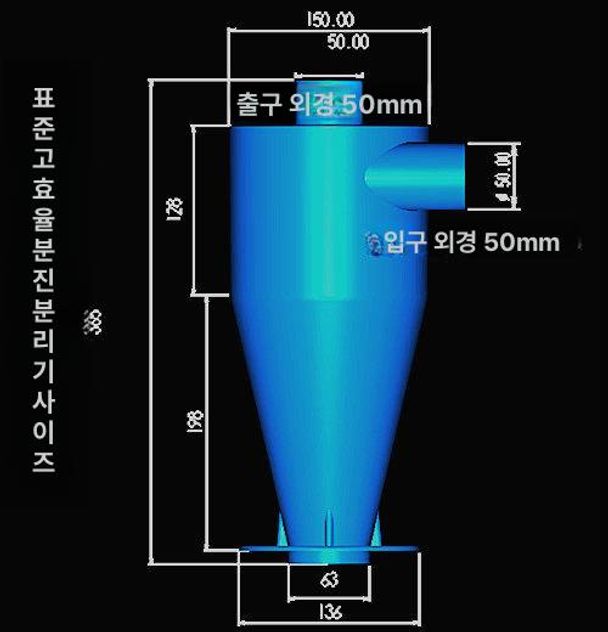 사이클론 집진기 목공용 20l 더스트 필터 톱밥 포집기 산업용 집진통 - 상세 이미지 3