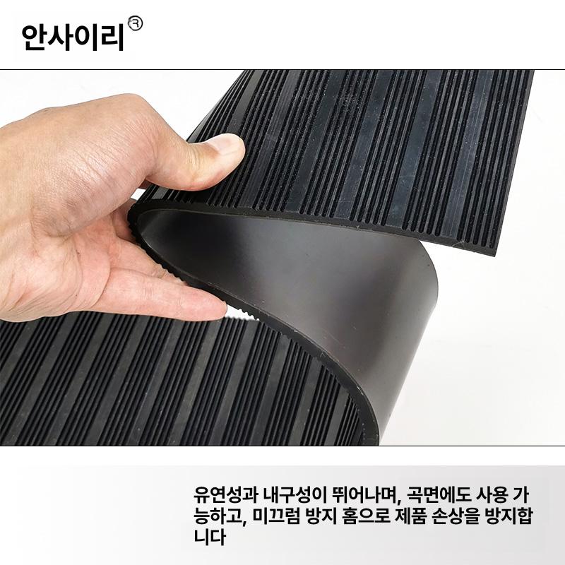 지게발 고무 커버 안전 패드 미끄럼 세트 보호 항목 산업용 미끄럼방지 손상 럼 우레탄 - 상세 이미지 3