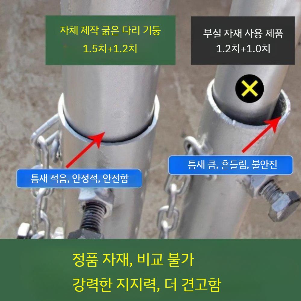 방수 대형사이즈 차고 그늘막 캐노피 타포린 행사용 접이식 천막 야외 차량 텐트 프레임 간이 넓은 X 길이 맞춤 설정은 고객 서비스에 - 상세 이미지 4