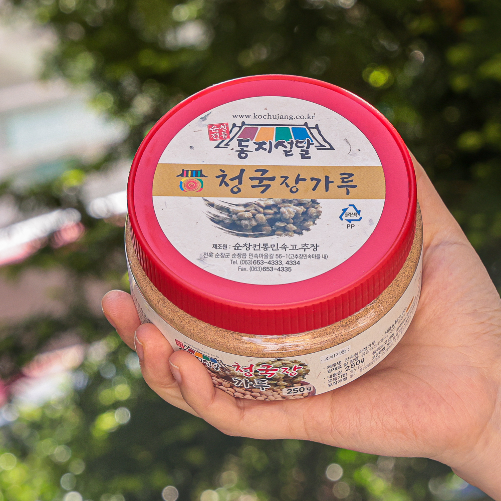 청국장가루 무염 국산콩 분말 발효식품 순창 민속 250g, 1개 - 상세 이미지 3