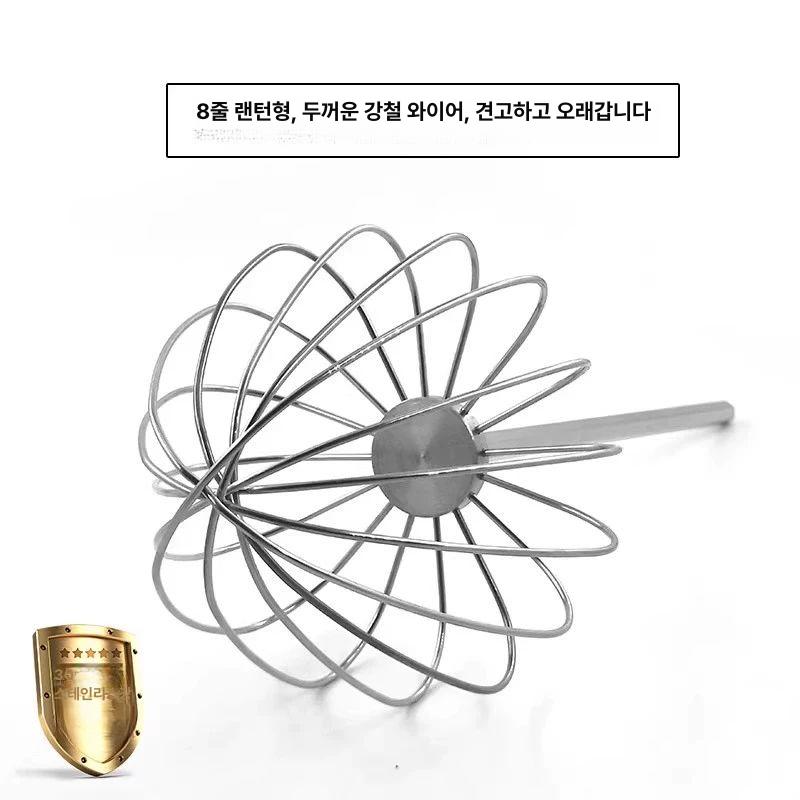 전동드릴 휘핑기 업소용 16선 거품기 믹서 핸드블렌더 제빵용 스테인리스 스틱형 - 상세 이미지 5