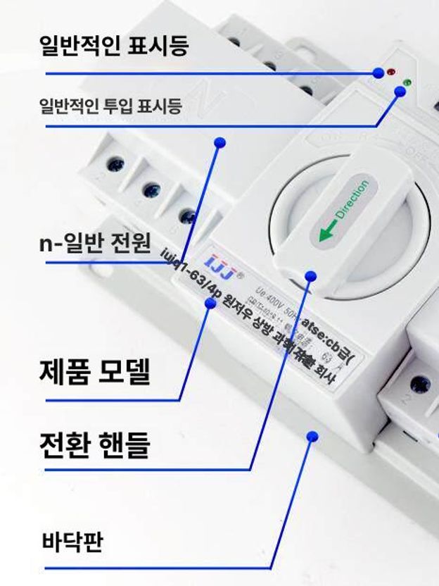 자동 절체기 전원 인버터 스위치 전환 양방향 차박 카라반 한전 컨트롤러 캠핑 - 상세 이미지 2