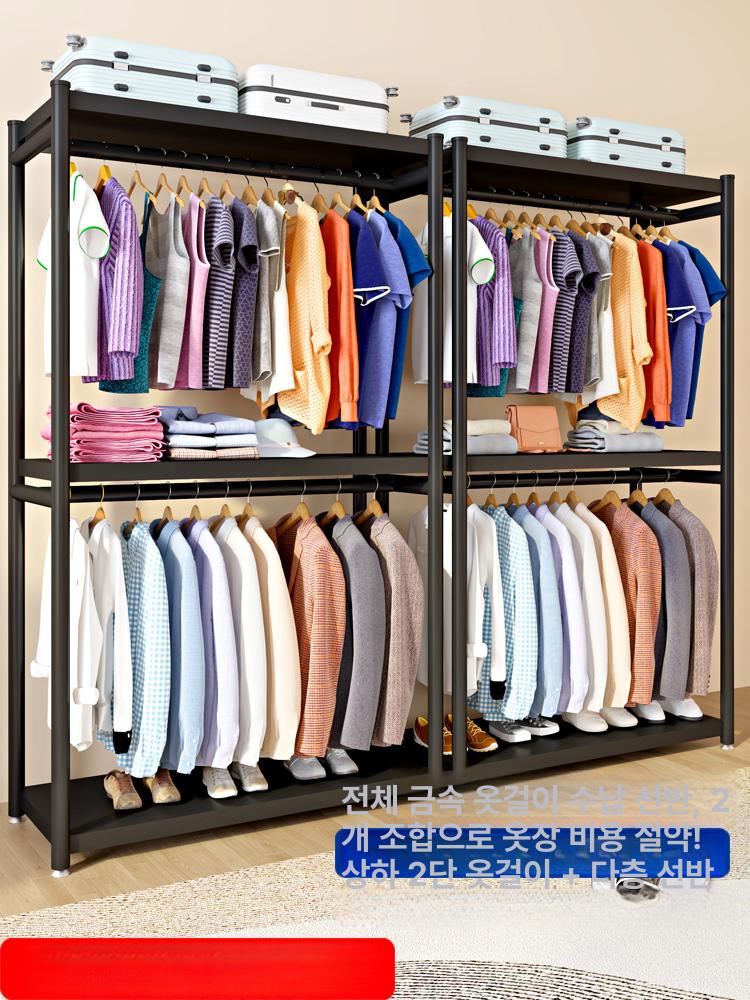 업소용 행거 정리대 대형 의류 디스플레이 건조대 메쉬망 창고 랙 주방 타공 옷가게 세탁소 - 상세 이미지 2