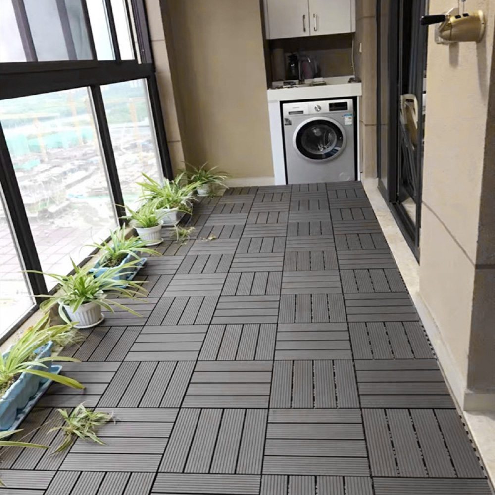 셀프시공 사무실 발코니 베란다 현관 데코타일 조립 데크 - 상세 이미지 3