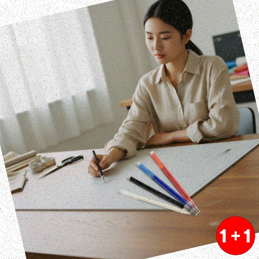 의류개입 개입 의류 수선용 열지워지는펜 원단 재단 초크펜 다림질 삭제펜(주문의2배수량 배송) - 상품 이미지