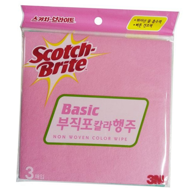 다용도 부직포 행주 베이직 행주 주방 청소 빠른 흡수 - 상품 이미지
