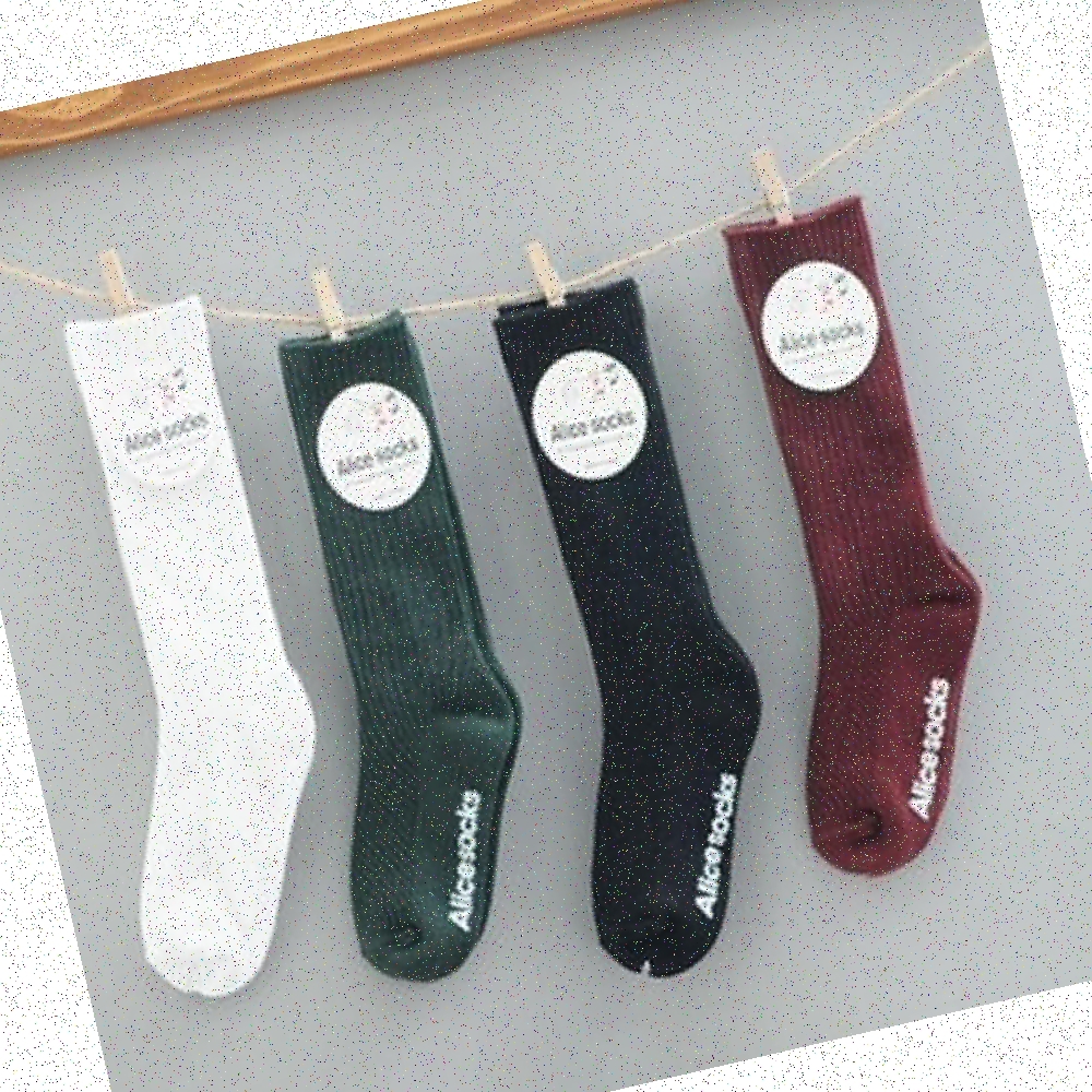 아동용골지면아동양말 아동양말 미끄럼방지 골지 유아양말 엔틱스타일(주문의2배수량 배송) - 상품 이미지