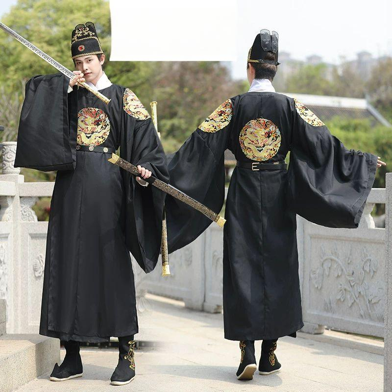 남자 황룡포 용포 임금옷 전통의상 코스튬 행사복 한복 왕복 촬영소품 사극복 - 상세 이미지 3