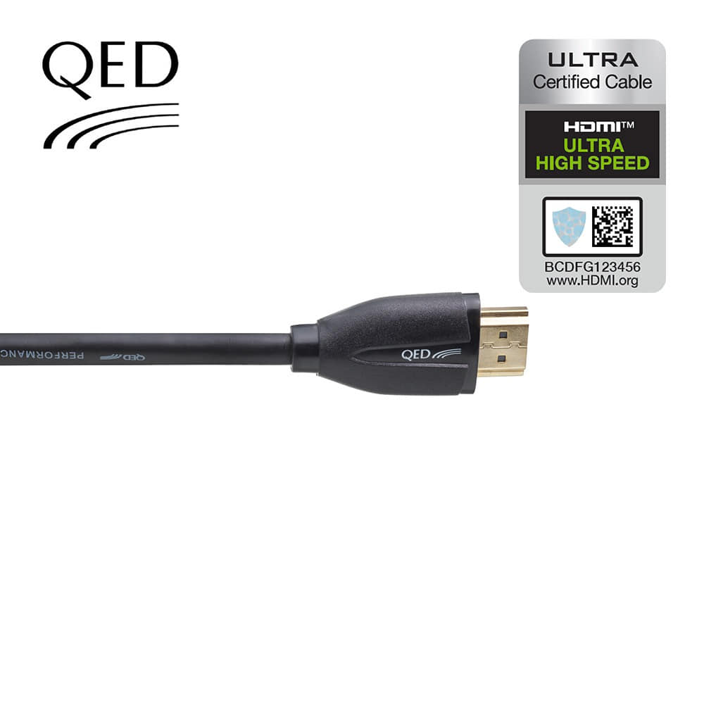 [QED] PERFORMANCE Ultra High Speed HDMI 2.1 큐이디 울트라 하이 스피드 HDMI 케이블 1.5m - 상품 이미지