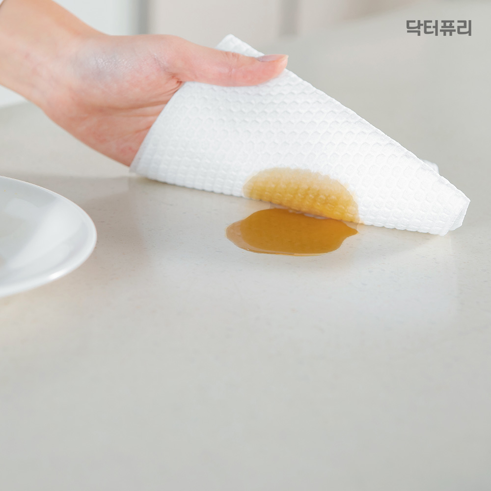 닥터퓨리 빨아쓰는 키친타올(원데이 행주) 120매, 1팩 - 상세 이미지 5