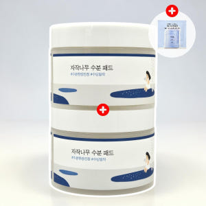 라운드랩 자작나무 수분 패드 80매 (+80매+쑥히알 패드 추가) 솔직 후기 | 피부 타입별 분석 - 상품 이미지 1
