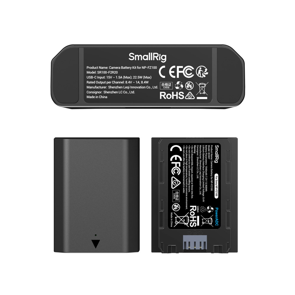 스몰리그 5483 소니 NP-FZ100 카메라 배터리 PD 3.0 고속 충전기 키트 이미지 8