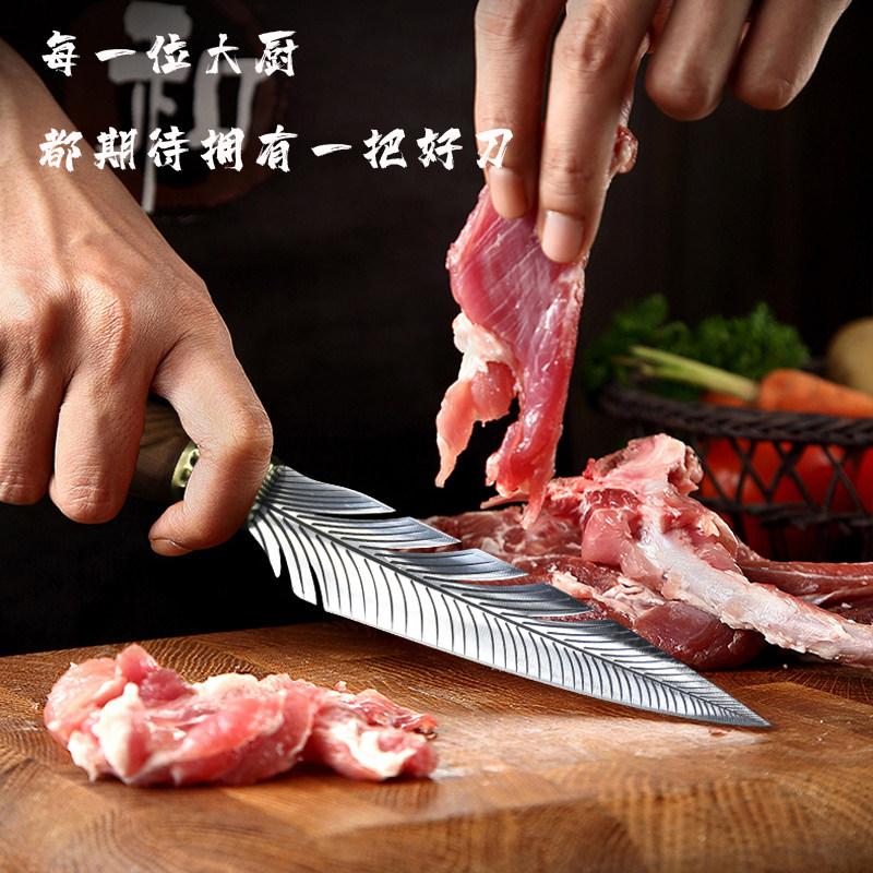 롱췐 단조 발골도 정육칼 주방용 셰프 나이프 고기 손질칼 - 상세 이미지 2