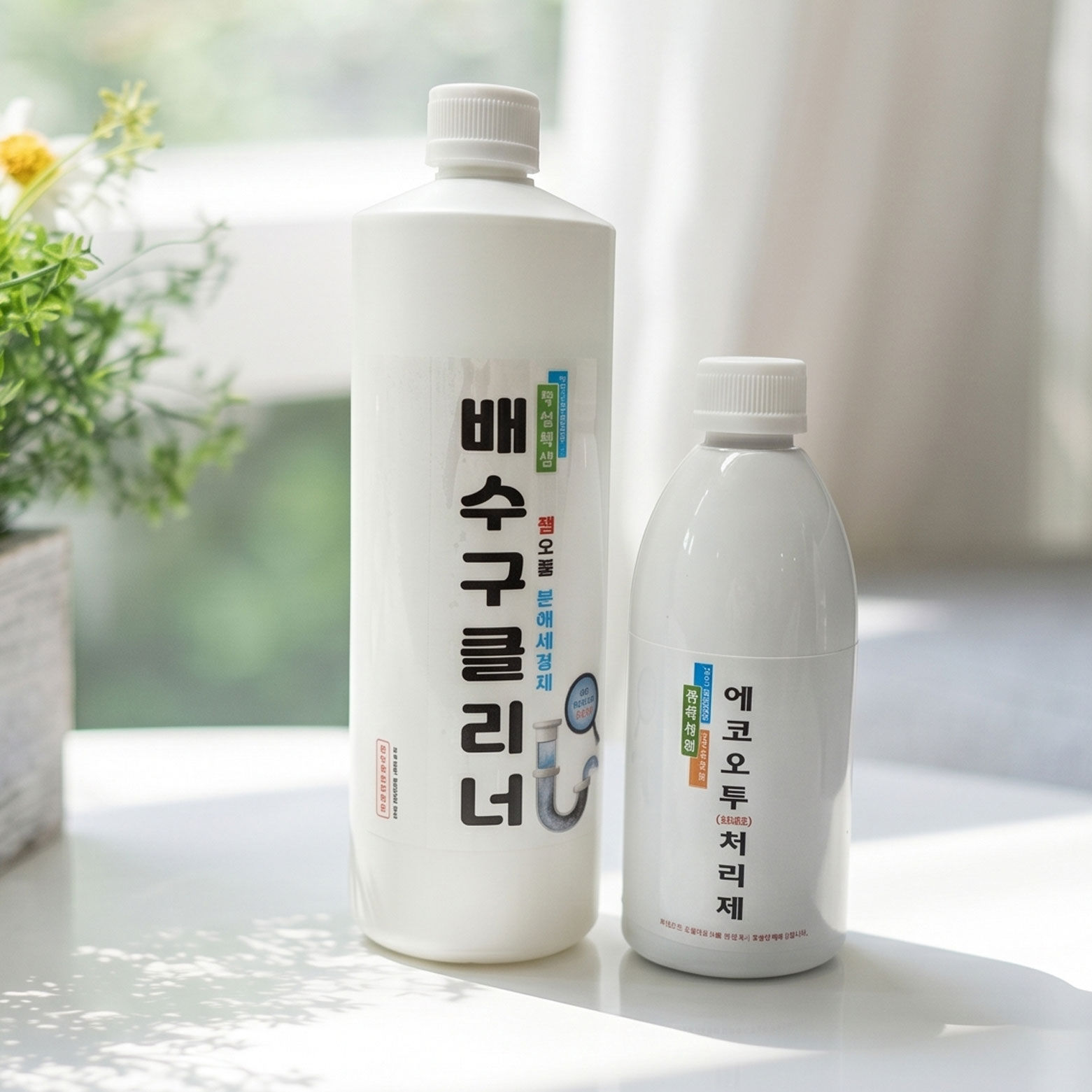 배수구 클리너 오물 분해제 하수구 청소 냄새 막힘 배수관 세면대 욕실 싱크대 세정제 1L - 상세 이미지 5