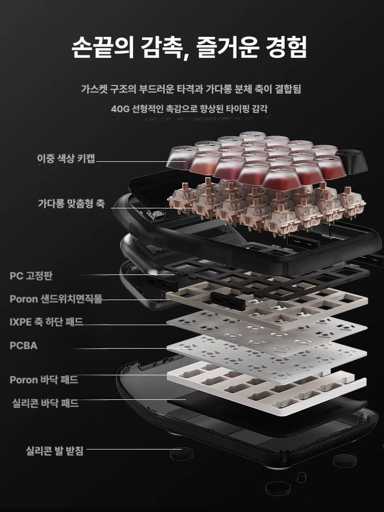 기계식 계산기 휴대용 행사 사무용 충전식 탁상용 예쁜 회계 사무실 숫자키보드 - 상세 이미지 5