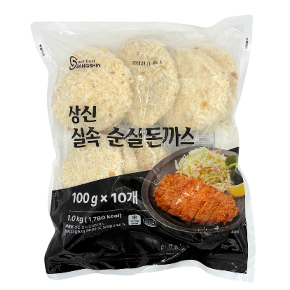 [업소겸용-비유탕]대용량 순살돈까스 100g 10장/비쇼쿠 통등심돈카츠 1kg 통등심65% - 상세 이미지 4