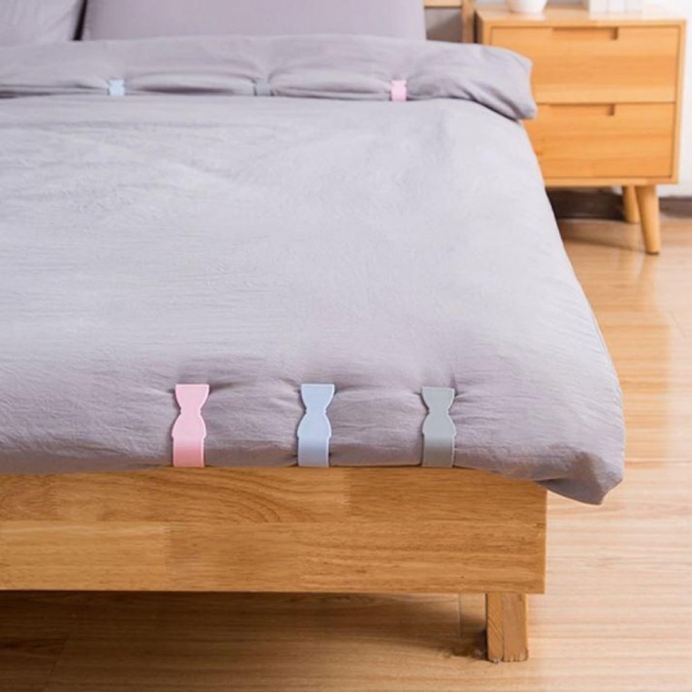 지니몰 베드시트클립 6pc 침대 고정 퀼트 커버 커튼 모서리 - 상품 이미지