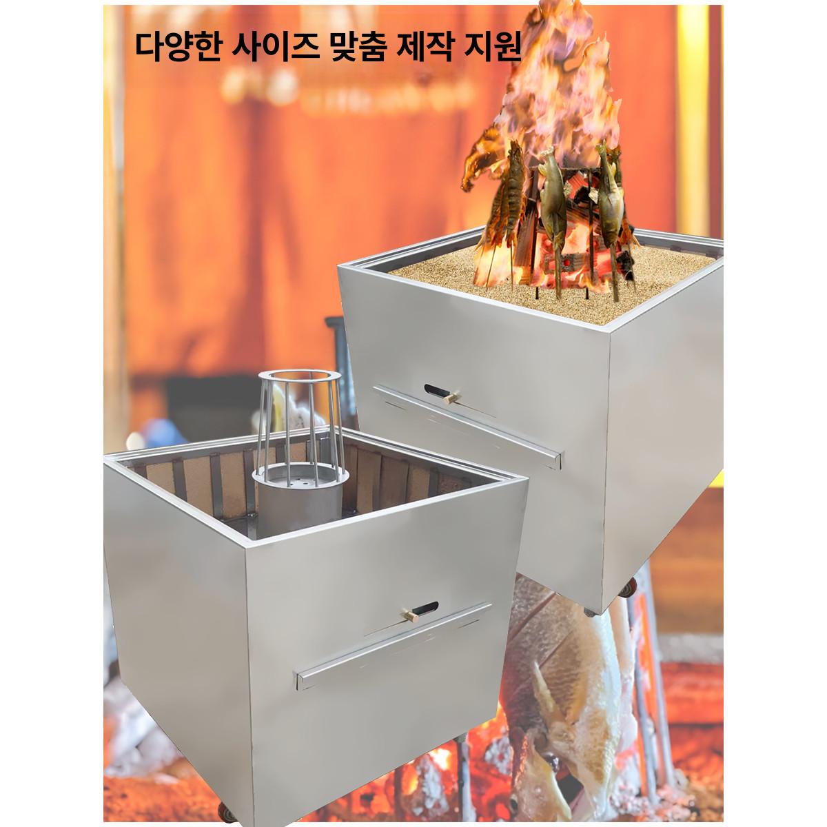 업소용 그릴 생선구이 바베큐 어소기 화로 꼬치 고등어 초벌구이 미니 어류구이기 - 상세 이미지 5
