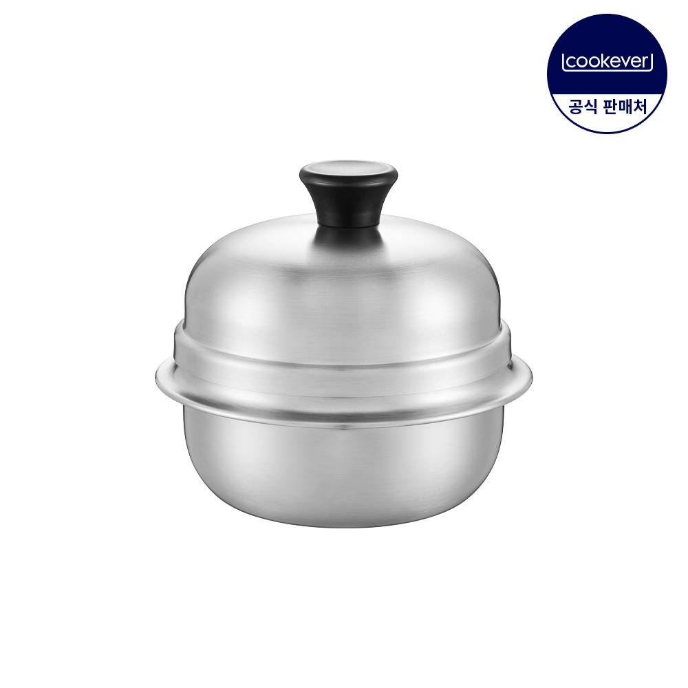 쿡에버 IH 인덕션 통3중 계란찜 뚝배기 12cm - 상품 이미지