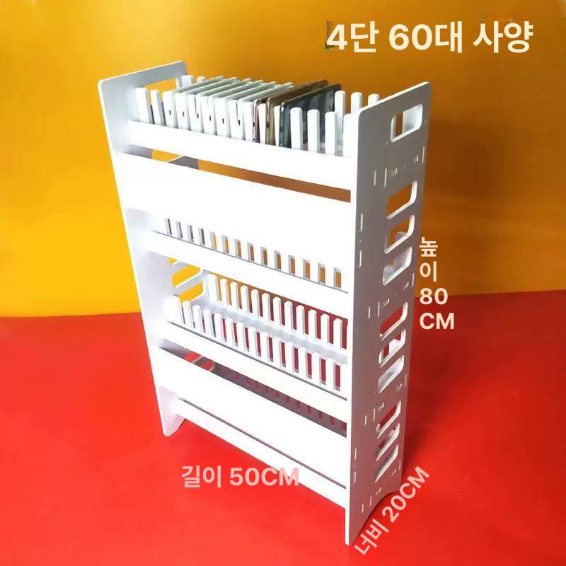 대량 휴대폰보관대 작업장 거치대 멀티 스마트폰 스탠드 아크릴 카페 오피스 - 상세 이미지 2