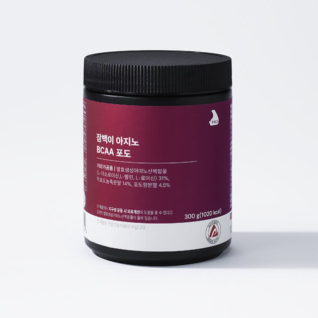 잠백이 아지퓨어 BCAA 2종 300g 60서빙