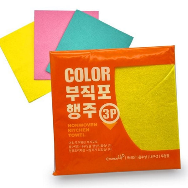 다용도 부직포 행주 먼지없는 흡수력 좋은 행주 주방용 국산 - 상품 이미지