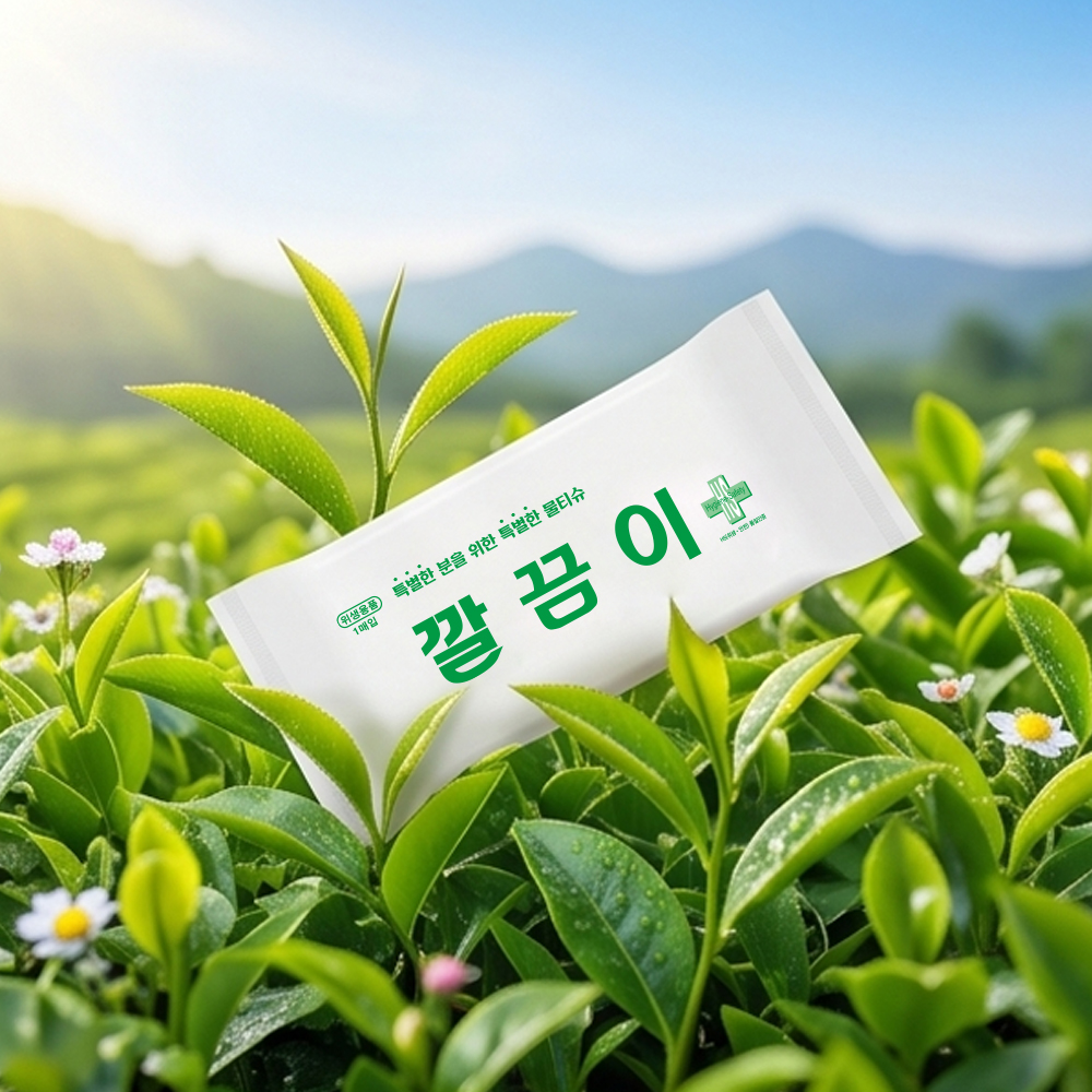 업소용 물티슈 원조 깔끔이 400매 개별포장 일회용 카페 배달 식당 물티슈 끈적한 식탁 기름때제거 - 상세 이미지 2