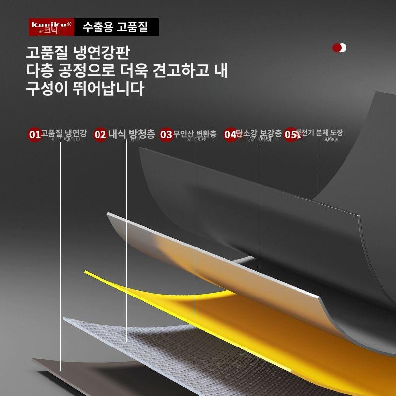 이동식 공구함 카트 공구보관함 서랍형 철제 트롤리 나사 수납함 1단 타공 이미지 6