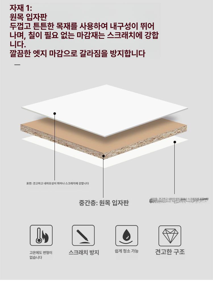컴퓨터 책상 이동식 게이밍 간이 데스크 바퀴 테이블 프린터 세트 데스크탑 작업대 누워서 - 상세 이미지 5