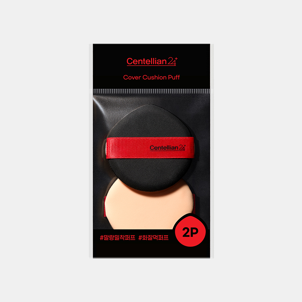 동국제약 센텔리안24 마데카 멜라캡처 토닝 에이징 커버 쿠션 퍼프 2개입 SPF50+ / PA+++ - 상품 이미지
