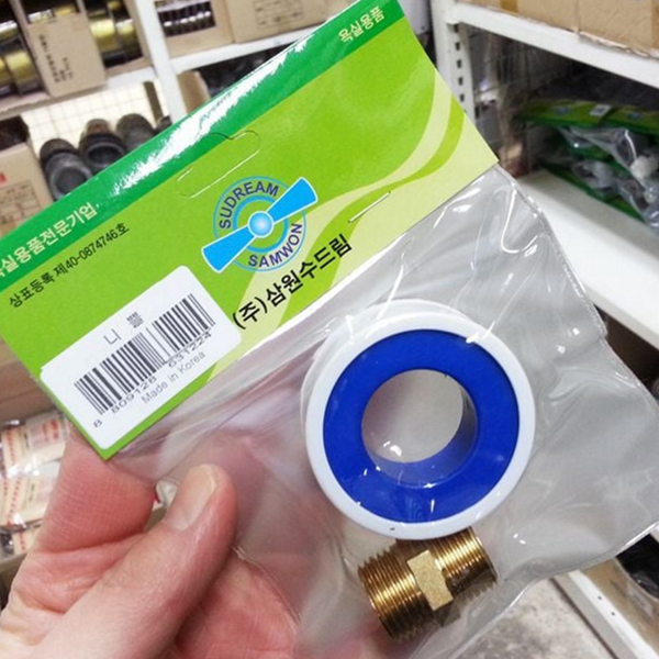 가정용 수도 호스 니쁠 설비 배관 부속 욕실 테이프 21mm - 상품 이미지