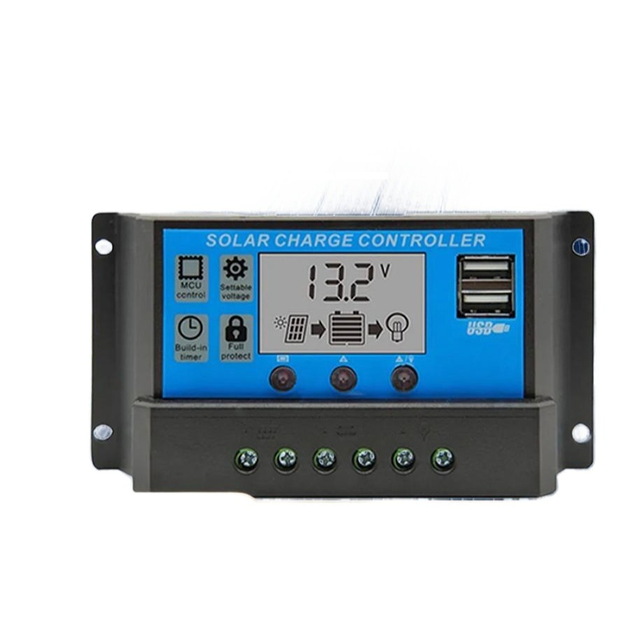 태양광 컨트롤러 mppt 12v 24v 솔라 충전기 120a 패널 차지컨트롤러 PWM - 상품 이미지