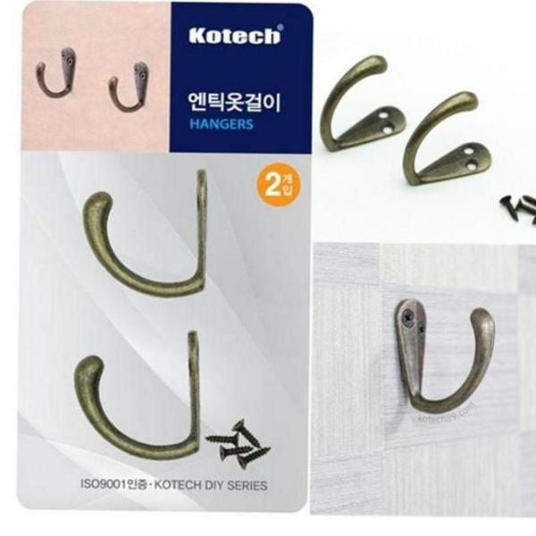 다용도 벽 옷걸이 모자걸이 벽 고정 후크 욕실 주방 - 상품 이미지