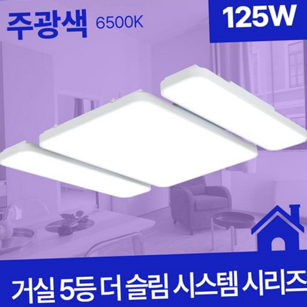 평판 거실 led 등 시스템 거실 조명등 사무실 안방 천장 - 상품 이미지