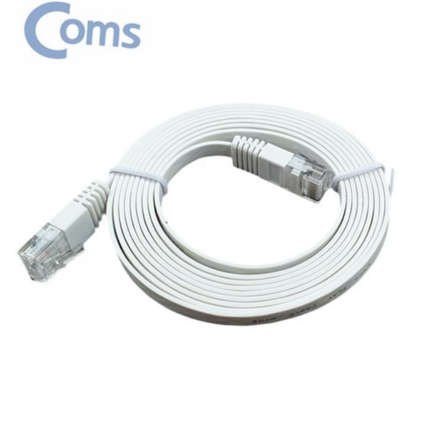 2미터 cat6 랜 케이블 슬림형 플랫 랜 케이블 네트워크 컴퓨터 - 상품 이미지