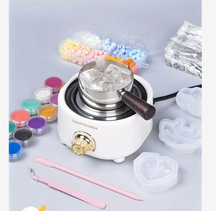 전기워머 실링왁스 diy 세트 왁스녹이는기계 도장공예 인덕션 핫플레이트 - 상품 이미지