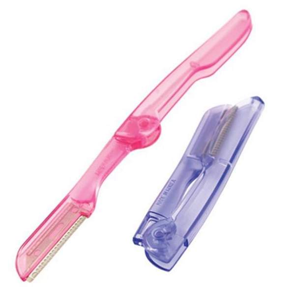 여행용 휴대용 눈썹 칼 가정용 접이식 눈썹 칼 2p 안전 - 상품 이미지