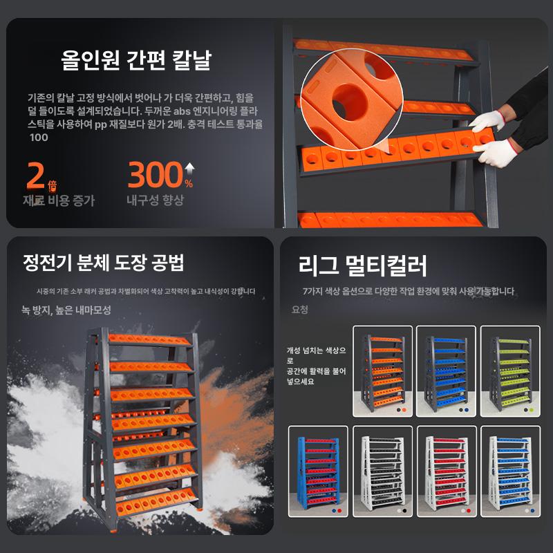 이동식 공구함 산업용 mct 수레 툴박스 밀링 작업대 기계 홀더 정리함 - 상세 이미지 5