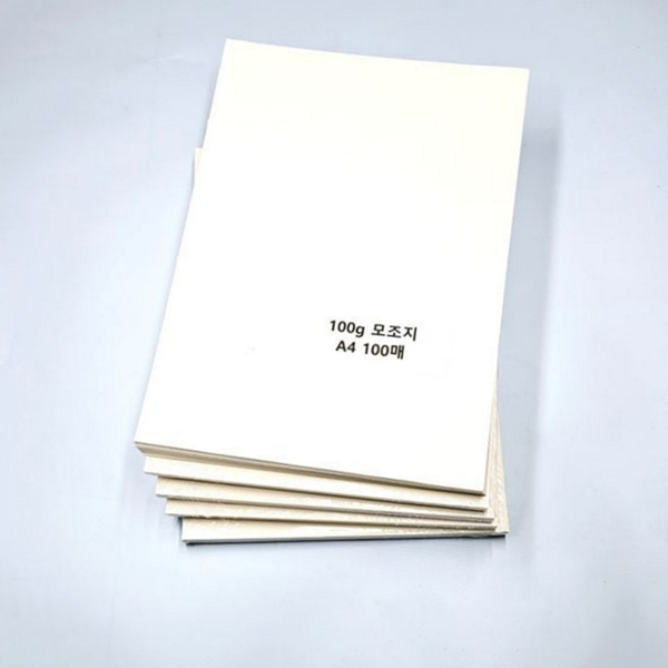 100g a4 백상지 모조지 a4 주보 용지 엽서 500매 - 상품 이미지