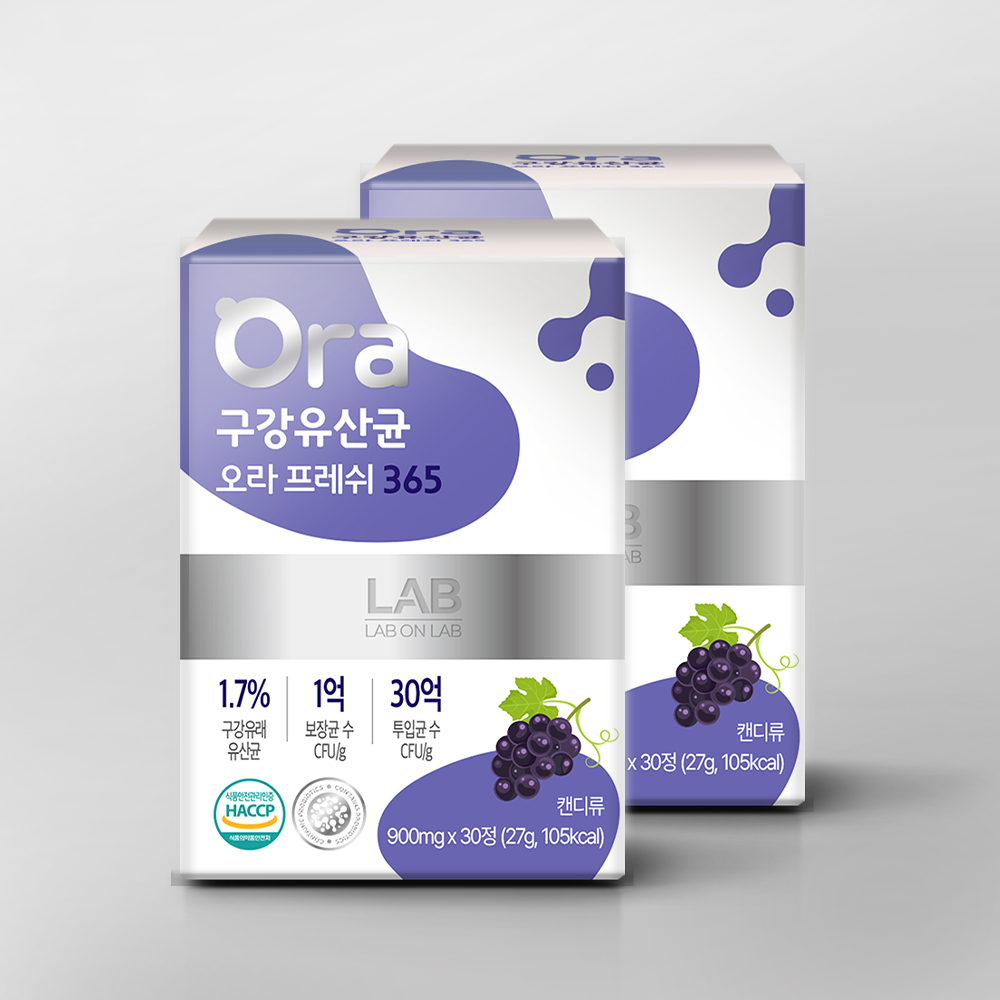 3+3 랩온랩 구강유산균 오라프레쉬 365 30정, 6개 - 상세 이미지 4