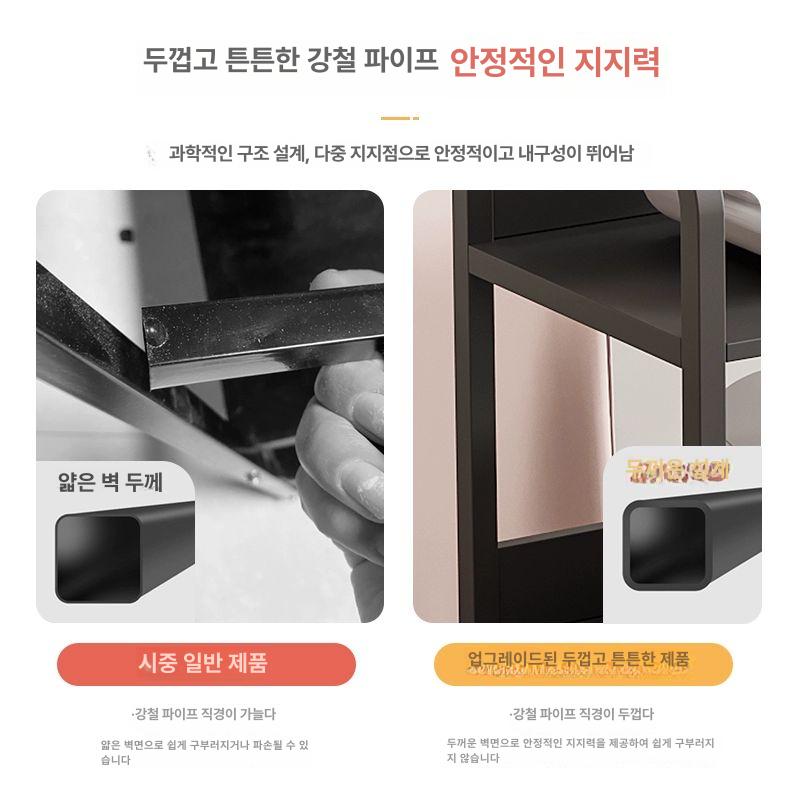 미용기기 트롤리 거치대 미용실 바퀴 웨건 받침대 하중 병원 이동식 선반 왜건 뷰티 - 상세 이미지 4