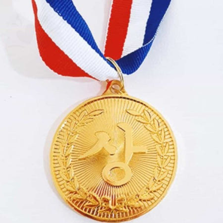 haereummall 금색 시상용품 목걸이형 표창 체육행사 대회기념 우승자 수상용품 참가상 격려용품