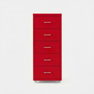 피하 서랍장 28x41x69, 5단, 레드 0855.5707 솔직 후기 | 실제 배치 사진 포함 - 상품 이미지 1