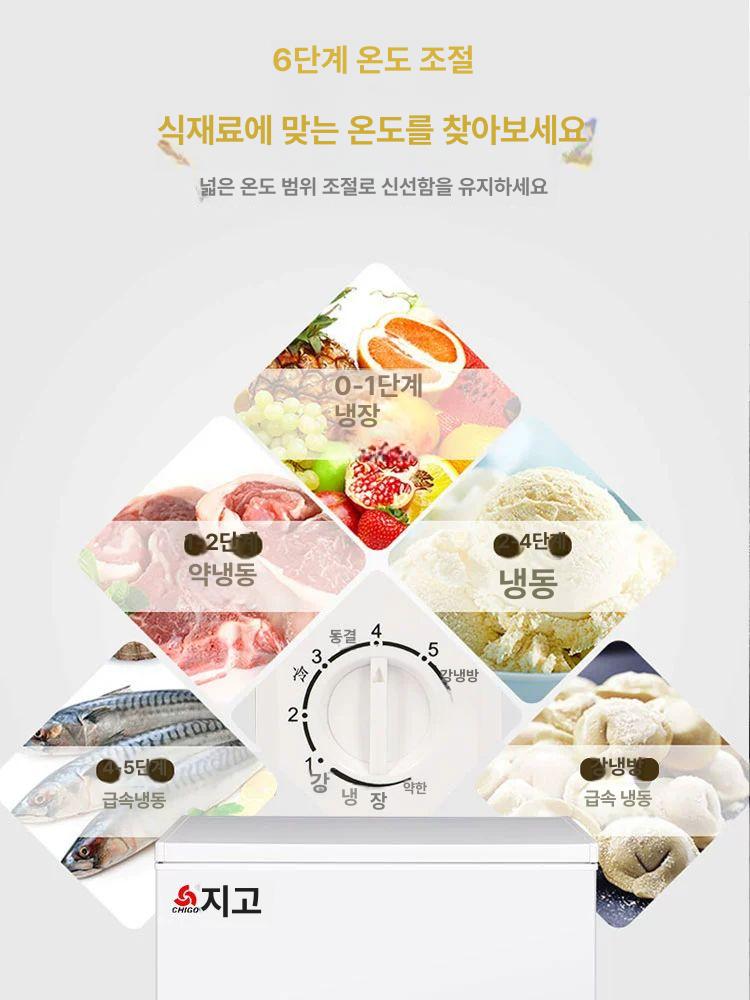 업소용 냉동고 초저온 소형 냉동 살얼음 맥주잔 냉동기 대형냉동고 참치 초저온냉동고 급냉고 - 상세 이미지 3