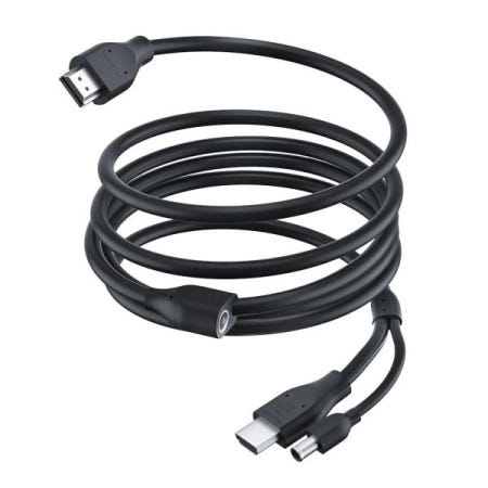 스페이스모니터 삼성스페이스모니터용 HDMI+전원 케이블 (블랙) 2M