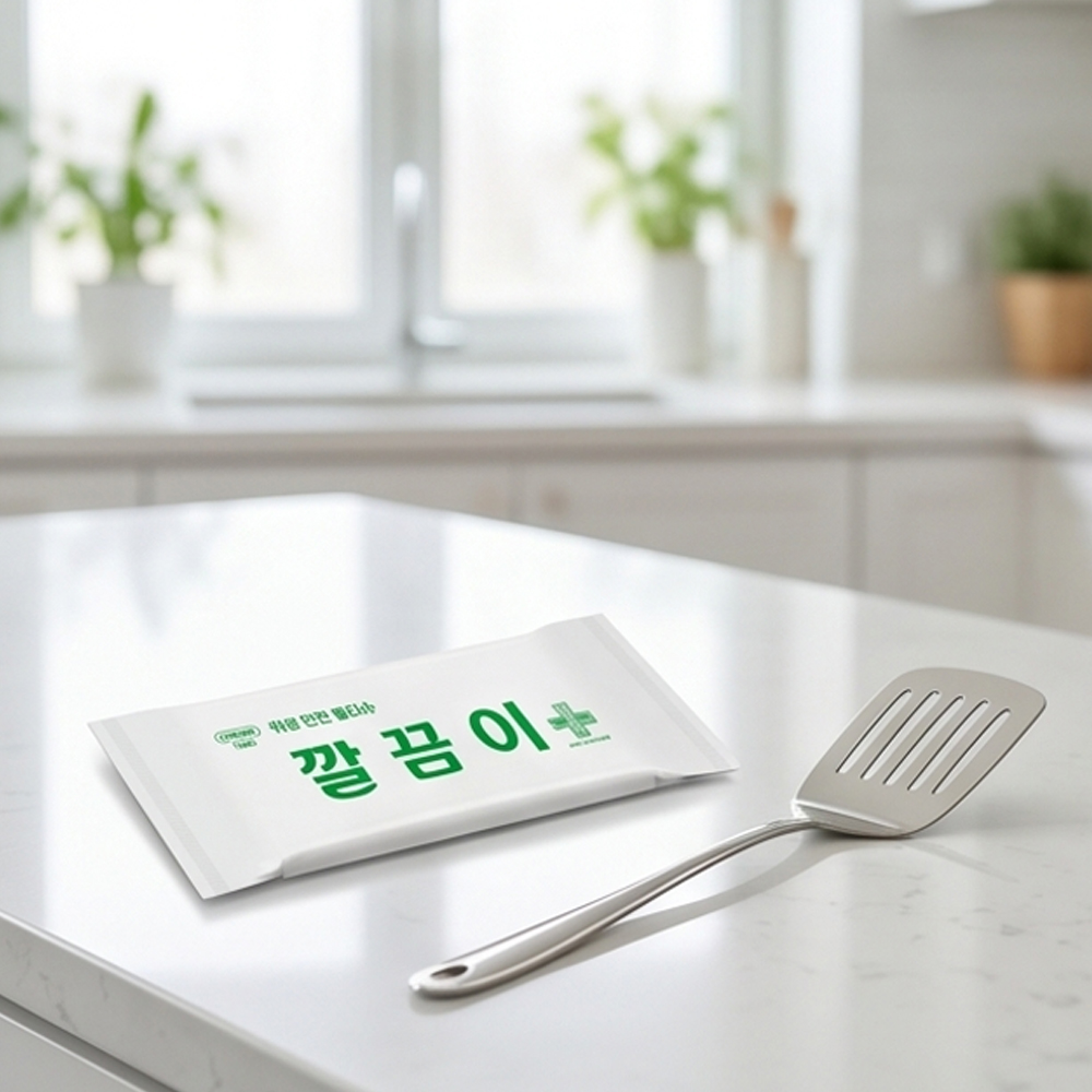 업소용 물티슈 원조 깔끔이 400매 개별포장 일회용 카페 배달 식당 물티슈 끈적한 식탁 기름때제거 - 상세 이미지 3