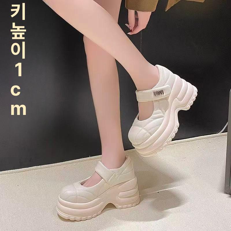 웨딩슈즈 플랫폼 통굽 키높이 샌들 연주 가보시 킬힐 드레스 신발 슬리퍼 웨딩 결혼식 신부 - 상세 이미지 3