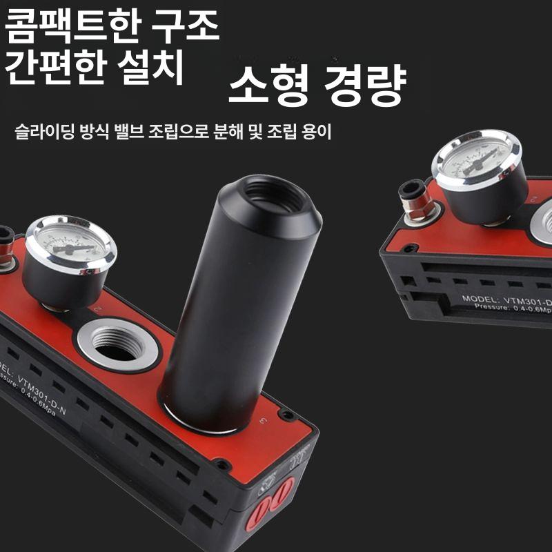 공압식 진공발생기 증압기 흡입 압축 펌프 포장 목공 바키움 소음 - 상세 이미지 4